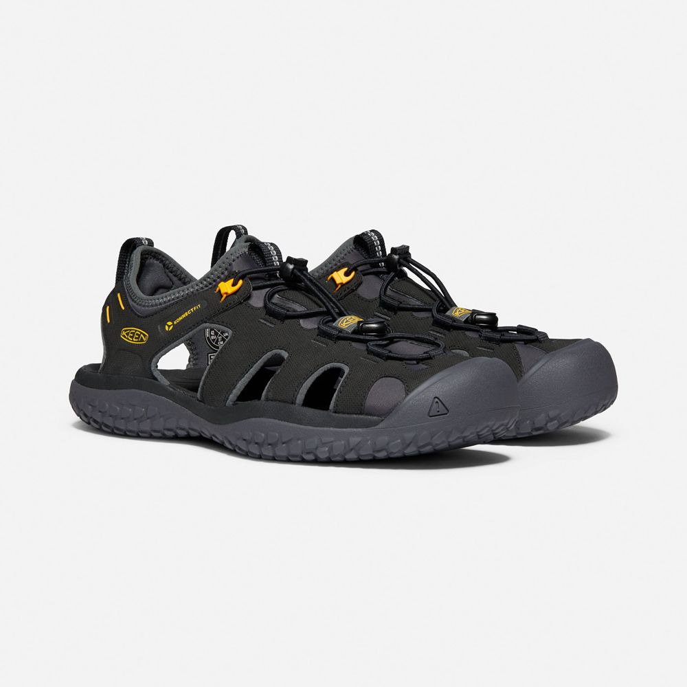 Keen Outdoor Sandalet Erkek Siyah - Solr - Türkiye VBXA61037